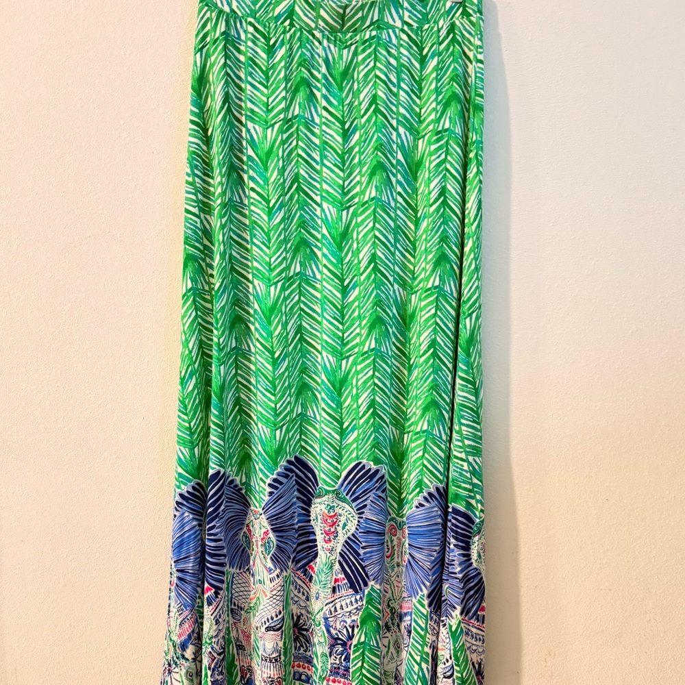 Lilly Pulitzer Ruari Skirt Green Costa Verde size L - Picture 3 of 12